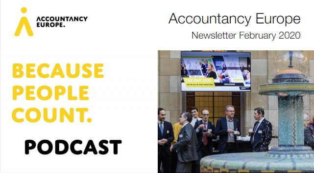 Buletinul de știri Accountancy Europe – februarie 2020