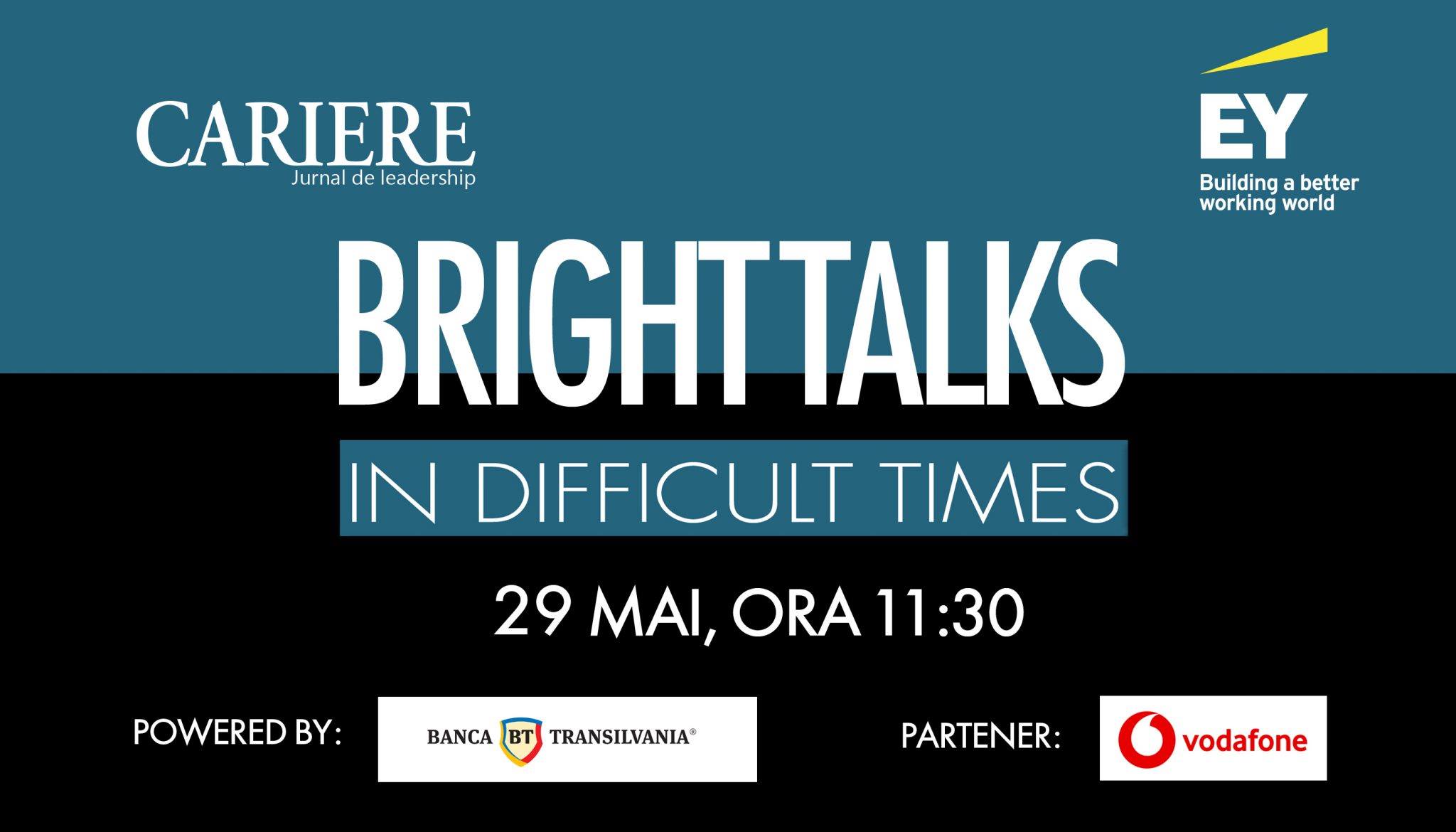Bright Talks iDifficult Times: Macro-realitatea crizei din România. Ce va fi după COVID-19?