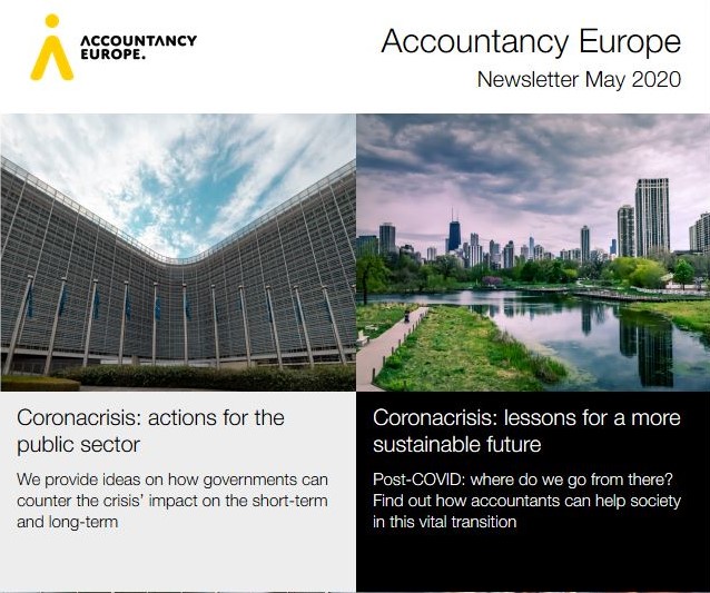 Buletinul de știri Accountancy Europe – mai 2020