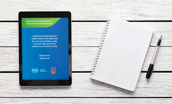 Volumul 3 al Manualului IAASB 2018, disponibil gratuit în limba română