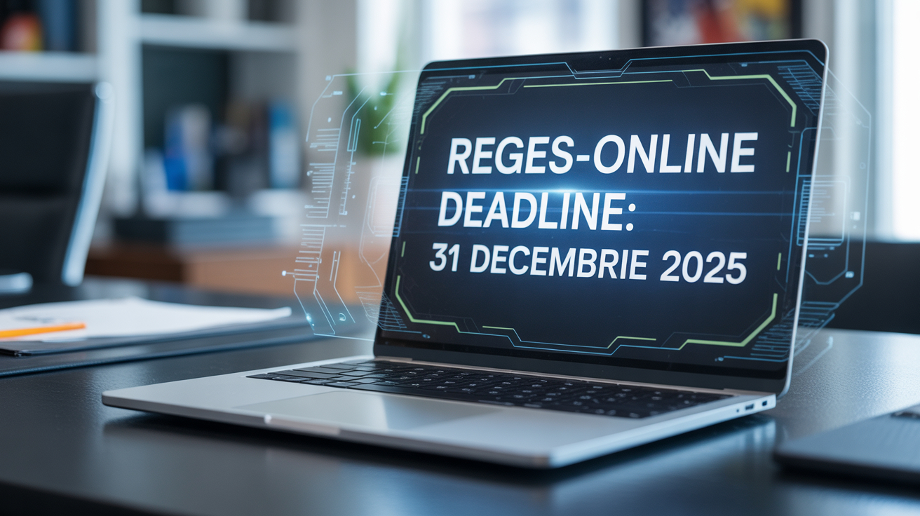 Termenul-limită pentru trecerea la REGES-ONLINE, prelungit până la data de 31 decembrie 2025