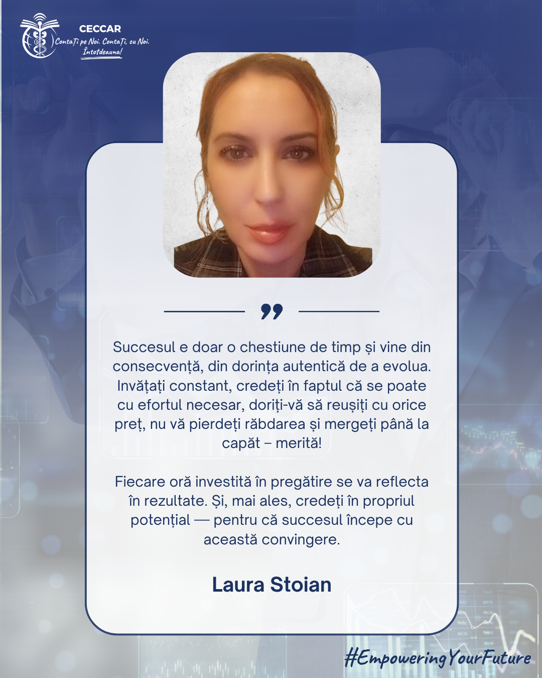 Succesul – consecvență și dorință autentică de evoluție